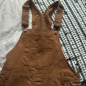 nwt dickies brown overalls